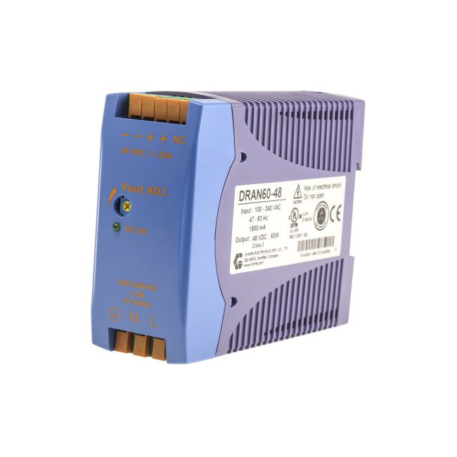 Chinfa DIN ��܉����尲�b�ԴDRAN60-48 60W, 1.25Aݔ�� 48V dc